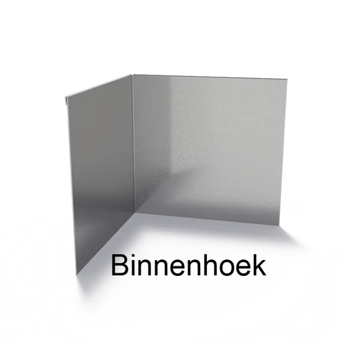 Verzinkt staal geplet 90° hoek 30x30x0,2x29cm