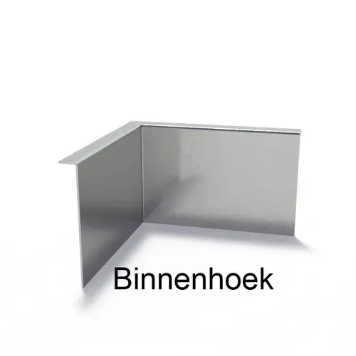 Verzinkt staal gezet 90° hoek 30x30x0,3x20cm