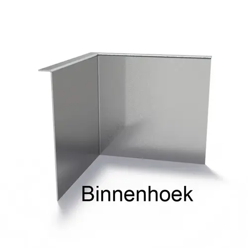 Verzinkt staal gezet 90° hoek 30x30x0,3x29cm