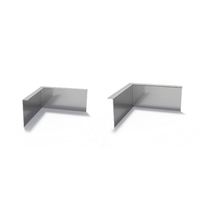 Verzinkt staal gezet hoek 30x0,3x15cm