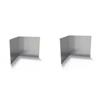 Verzinkt staal geplet hoek 30x0,2x29cm