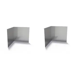 Verzinkt staal geplet hoek 30x0,2x29cm