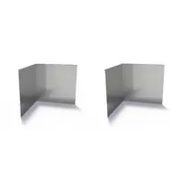 Verzinkt staal geplet hoek 30x0,3x29cm