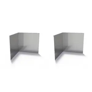 Verzinkt staal geplet hoek 30x0,3x29cm