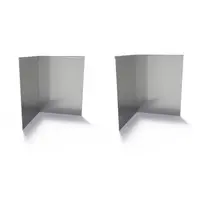 Verzinkt staal geplet hoek 30x0,2x39cm