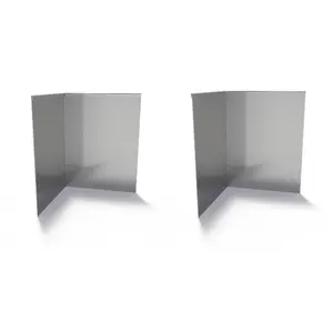 Verzinkt staal geplet hoek 30x0,2x39cm