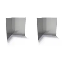 Verzinkt staal geplet hoek 30x0,3x39cm