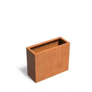 Cortenstaal plantenbak 'Connect' 100x40x80cm Cortenstaal plantenbak 'Connect' 100x40x80cm