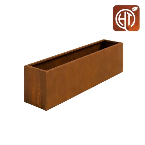 HTDesign (Eigen merk) Cortenstaal plantenbak 300x40x80cm - Zonder bodem