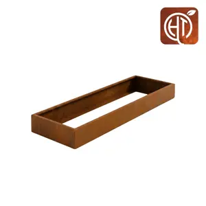 HTDesign (Eigen merk) Cortenstaal plantenbak 250x50x20cm - Zonder bodem
