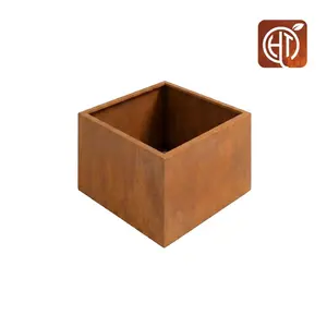 HTDesign (Eigen merk) Cortenstaal plantenbak 100x100x80cm