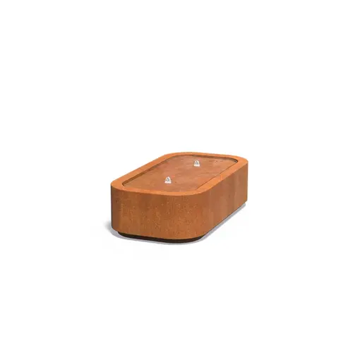 Cortenstaal watertafel premium 150x80x40cm