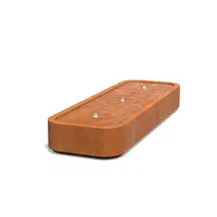 Cortenstaal watertafel premium 300x100x40cm