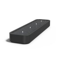 Aluminium watertafel premium 400x100x40cm