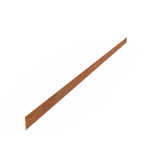 Cortenstaal kantopsluiting recht 230x0,2x7cm Cortenstaal kantopsluiting recht 230x0,2x7cm