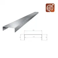 Verzinkt staal u-profiel 300x15,4x5cm