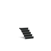 Aluminium trap B80xD120xH85 cm – 5 Treden