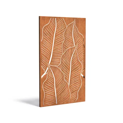 Cortenstaal paneel ‘Geometric 1’ 110x5x180cm