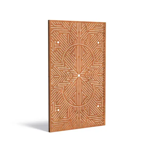 Cortenstaal paneel ‘Geometric 2’ 110x5x180cm