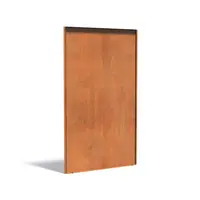 Cortenstaal achterwand 109,5x3,5x179,9cm