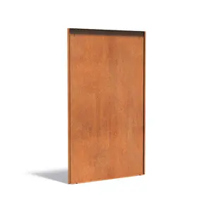 Cortenstaal achterwand 109,5x3,5x179,9cm