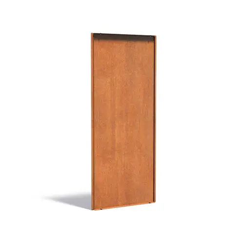Cortenstaal achterwand 79,5x3,5x179,9cm