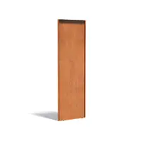Cortenstaal achterwand 59,5x3,5x179,9cm