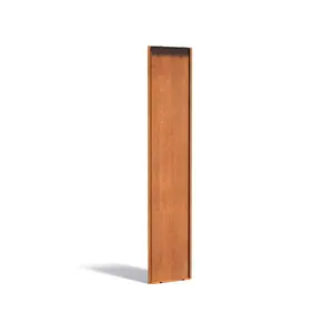 Cortenstaal achterwand 39,5x3,5x179,9cm