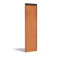 Cortenstaal achterwand 59,5x3,5x199,9cm