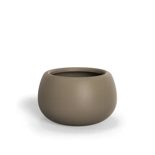 Polyester plantenbak "Mero" Ø80x50cm - Met bodem