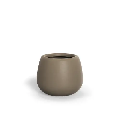 Polyester plantenbak "Mero" Ø60x50cm - Met bodem Polyester plantenbak "Mero" Ø60x50cm - Met bodem