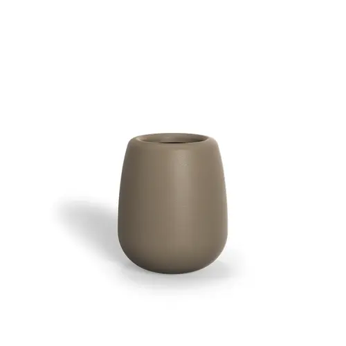 Polyester plantenbak "Mero" Ø50x60cm - Met bodem Polyester plantenbak "Mero" Ø50x60cm - Met bodem