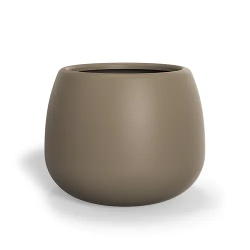 Polyester plantenbak "Mero" Ø100x80cm - Met bodem Polyester plantenbak "Mero" Ø100x80cm - Met bodem