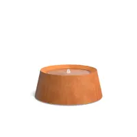 Cortenstaal watertafel rond "Cove" Ø100x40cm