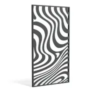 Verzinkt staal paneel 'Geometric 4' 110x5x200cm