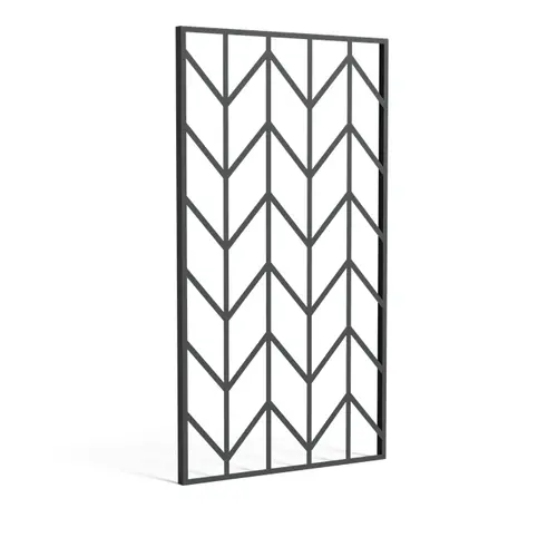 Sendzimir verzinkt staal paneel 'Geometric 6' 110x5x200cm