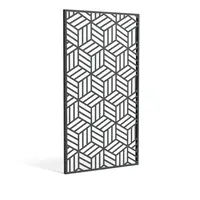 Verzinkt staal paneel 'Geometric 7' 110x5x200cm