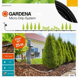 Gardena Micro Drip startset voor rijplanten en heggen - 25m auto