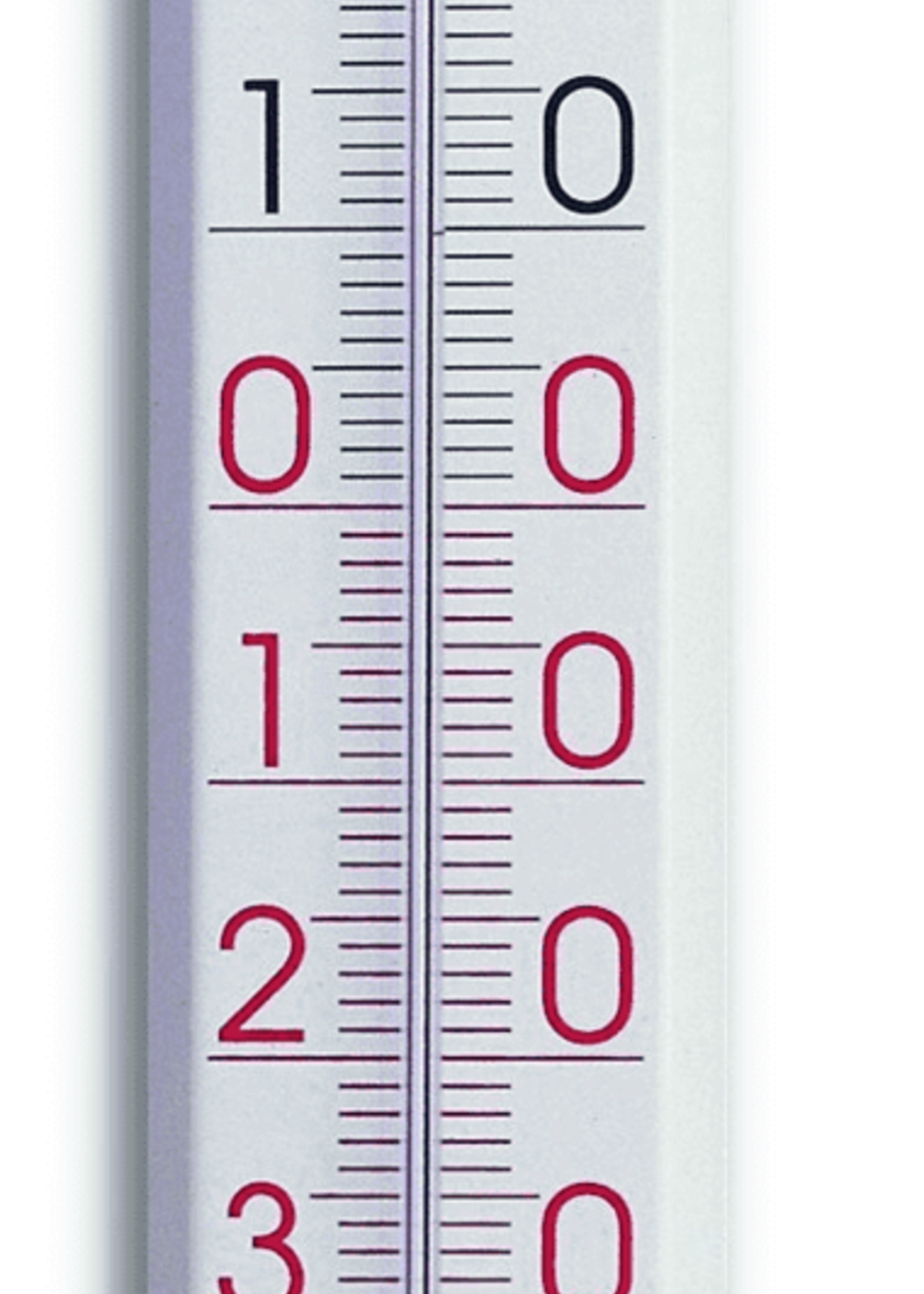 TFA Dostmann Thermometer binnen/buiten metaal wit