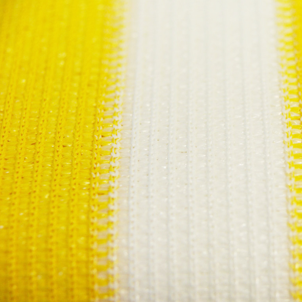 seksueel hoed gespannen Balkondoek 0,9 x 5 mtr geel/wit | Tuincentrum Den Helder