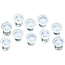 Franssen Franssen spotjes Spotpro 10 stuks rvs