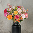 Emerald Zijden bloemen boeket Damascus