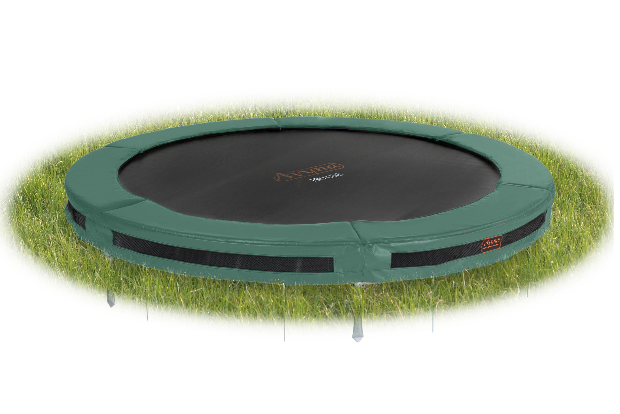 een miljard filosoof verkeer Ronde trampoline van Avyna voor in de grond, Inground Ø 305 cm - Webshop 't  Vaarderhoogt
