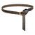 Zwarte Riem Twisted Gold