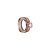 Plastic Ring Stone Brown