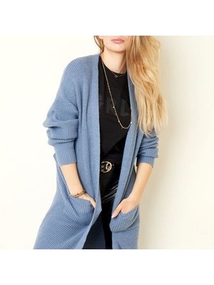 Blauw Lang Vest