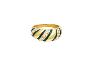 Statement ring zirkoon swirl