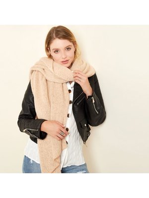 Zwarte Sjaal Comfy Winter