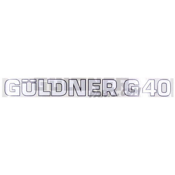 Güldner Schriftzug Güldner G40