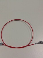 DTR Breekkabel 1000mm karabijn haak en gaffel rood